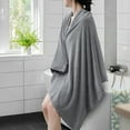 thumbnail image 3 of Kebury 6 Pack Bath Towels Set, 27"x55" Bath Sheets Towels Set For Adults, Mid-size Bathroom Towel Ultra Soft Microfiber Quick Dry Highly Absorbent Shower Towel Spa Hotel Use (Dark Gray), 3 of 7