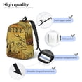 thumbnail image 5 of Daiia Coffee Vintage Vintage Canvas Backpack for Men and Women ,Hiking Backpack,Travel Laptop Bag for School,Large Capacity Backpack, 5 of 8