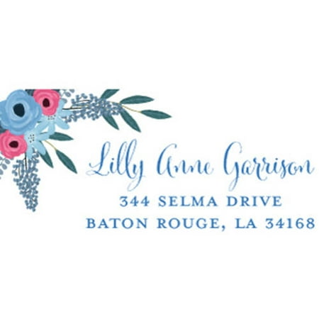 Spring Blooms Personalized Address Label