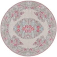 thumbnail image 2 of SAFAVIEH Besarabian Jimmy Floral Machine Washable Area Rug, Beige/Sage, 6'7" x 6'7" Round, 2 of 9