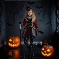 thumbnail image 2 of Shadoumai Halloween Dresses for Toddler Girls,Girls Halloween Elegant Court Style Party Performance Outfit With Festive Dress,Toddler Girl Dresses, 2 of 3