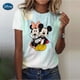 thumbnail image 2 of Women's Summer Casual T-Shirt 2023 Fashion Disney Mickey Mouse Print Short-Sleeved Pullover New Oversized Round Neck Loose Top130 Gao Jinjia LED, 2 of 2