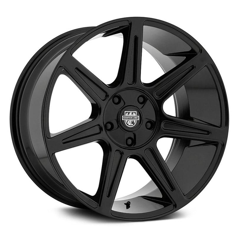 Center Line Wheels Centerline 841B St4 Rev 7 24x10 5x115/5x139.7 +25et Gloss Black Wheel