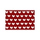 thumbnail image 2 of Manteles individuales de San Valentín con estampado de corazones y letras | Manteles individuales de lino | Manteles individuales aislantes rojos para fiestas navideñas, decoración de comedores y, 2 of 5