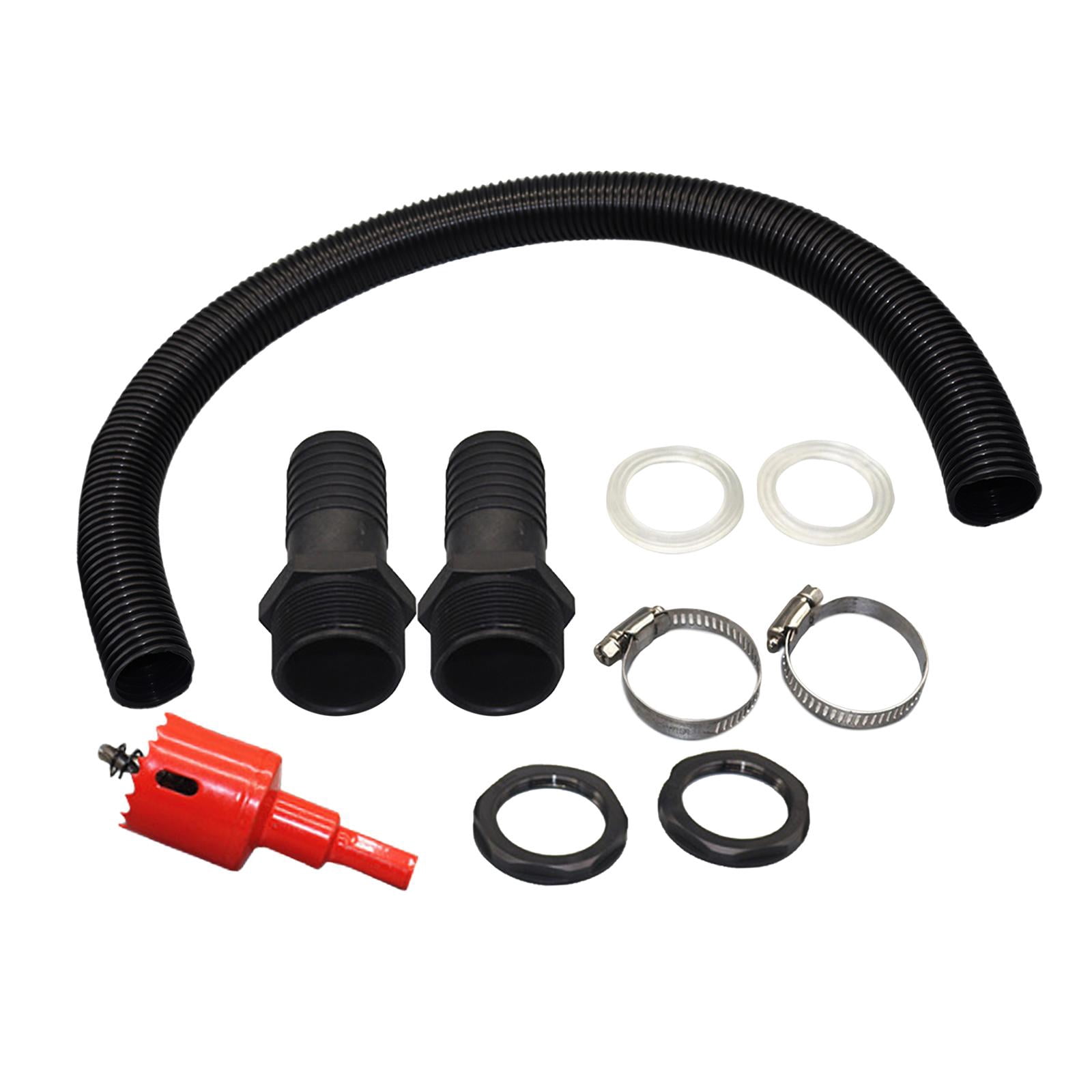 Zxpjkyu Rain Barrel Link Connector Hose Connection Pipe Lightweight Water Collection for 2.5cm With Taper