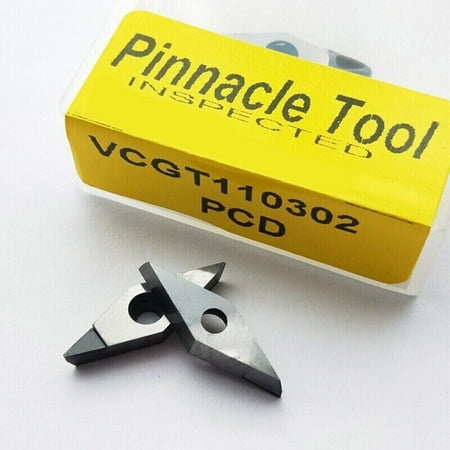 

2PCS VCMT1604/1103 PCD/CBN Diamond Tipped Turning Insert CNC Lathe Cutter