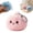 Pink, variant on Dumpling Plush Keychain, Lovely Plush Steamed Dumpling Keychain Soft Bun Ornament for Purses Bags and Keys