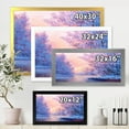 thumbnail image 4 of Designart 'The River Original With Winter Landscape' Lake House Framed Art Print, 4 of 4