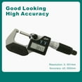 thumbnail image 3 of Digital Micrometer IP65 Oil Proof 0-25mm 0.001mm DIN Standard Industrial Quality 25-50mm 50-75mm 75-100mm ,Easy to Operate, 3 of 5