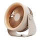 thumbnail image 5 of Ventilador de escritorio Ventilador portátil Inclinación ajustable de 90  degree Configuraciones de 4 velocidades Ventilador personal Ventilador portátil de Caqui, 5 of 9