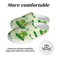 thumbnail image 6 of Fotbe Cute Frog1 Pattern Women's Fuzzy Curly Fur Memory Foam Loafer Slippers Indoor Outdoor Slippers Winter Home Shoes-46/47, 6 of 7