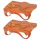 thumbnail image 1 of Tabla Comedor Plegable Alfombrilla para Cortar Frutas Y Verduras 68G Acampar (2 Uds.) Color Naranja, 1 of 9
