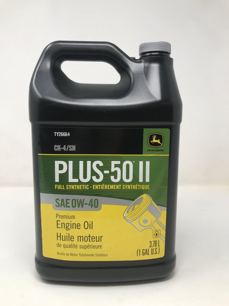 John Deere Plus 50 II CJ 4 Synthetic Blend Motor Oil 0W 40 Gallon john-deere-plus-50-ii-cj-4-synthetic-blend-motor-oil-0w-40-gallon
