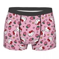 thumbnail image 1 of RWJDXD Custom Hello Kitty Anime Cat Pattern Underwear Men Stretch Boxer Briefs Shorts Panties Soft Underpants For Male o, 1 of 5