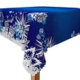 thumbnail image 3 of Tchckioa Snowflakes Tablecloth for Restaurant Decor,52x52 Inch Square Stain Proof Table Cloth Cover, 3 of 7