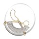 thumbnail image 2 of Regla para sombreros tipo ligero para calibre de tamaño de sombrero, brújula de anillo de acero inoxidable para L, 2 of 9