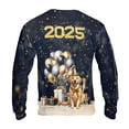 thumbnail image 2 of Happy New Year Golden Retriever Welcome 2025 Balloon Firework Party All Over Print 3D Sweatshirt Unisex Merch Goldens Dog Lover Gifts Idea - 01014, 2 of 6