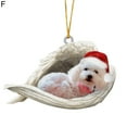 thumbnail image 1 of Dog Pendant Decorative Santa Hat Creative Anti-crack Christmas Tree Pendant, 1 of 4