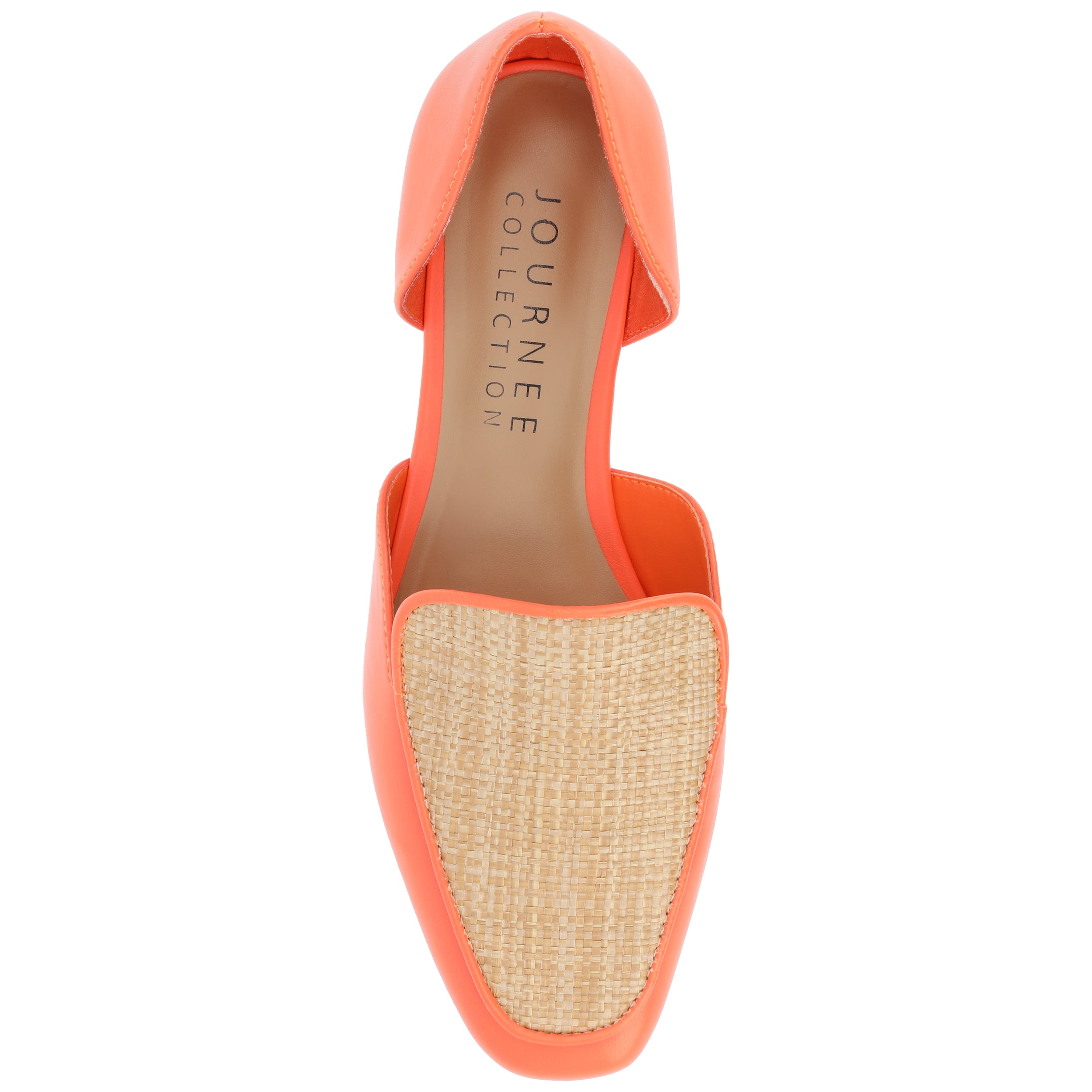 Journee Womens Kennza Soft Faux Leather Slip On Flats