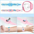 thumbnail image 2 of V-MORO 2 Pack AirTag Bracelet for Kids with Waterproof Cute Cartoon Dinosaur Air Tag, Blue 2 Total Count, 2 of 8