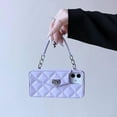 thumbnail image 2 of For iPhone 11 Wallet Case ,Crossbody Phone Case with Lanyard Strap Cute Purse Case Flip Credit Card Holder Soft Silicone Girls Lady Handbag Case for iPhone 11 Purple, 2 of 15