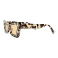 thumbnail image 3 of Womens Bold Angular Mod Thick Plastic Cat Eye Plastic Sunglasses Slate Tortoise - Brown, 3 of 4