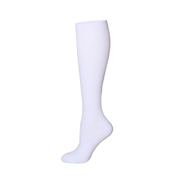 Fgnfyis Socks for Women Ladies Fashion Leisure Sports Compression Outdoor Cycling Running Long Leg Pressure White