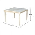 thumbnail image 6 of International Concepts Indoor Wood Kids Square Table in Unfinished, 6 of 11