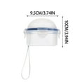 thumbnail image 3 of Danhjin Lunch Lunch Box Portable Fruit Box Household Refrigerator Fresh-keeping Box Round Snack Box With Cover Odor Bento Box Lunch Box, 3 of 9