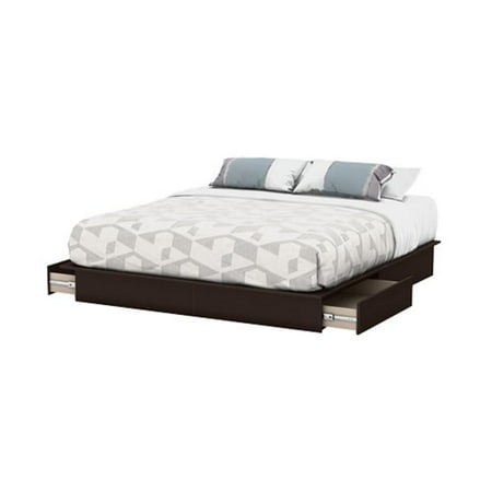 South Shore SoHo Storage Platform Bed with 2 Drawers, Multiple Sizes and Finishes