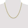 thumbnail image 4 of 14K Yellow Gold Rope Chain Necklace 20 inch 3 mm Semi Solid with Lobster Clasp, 4 of 4
