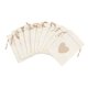 thumbnail image 1 of Typpkmm Cotton Linen Burlap Bag with Heart Jute Drawstring Candy Gifts 10Pcs, 1 of 7