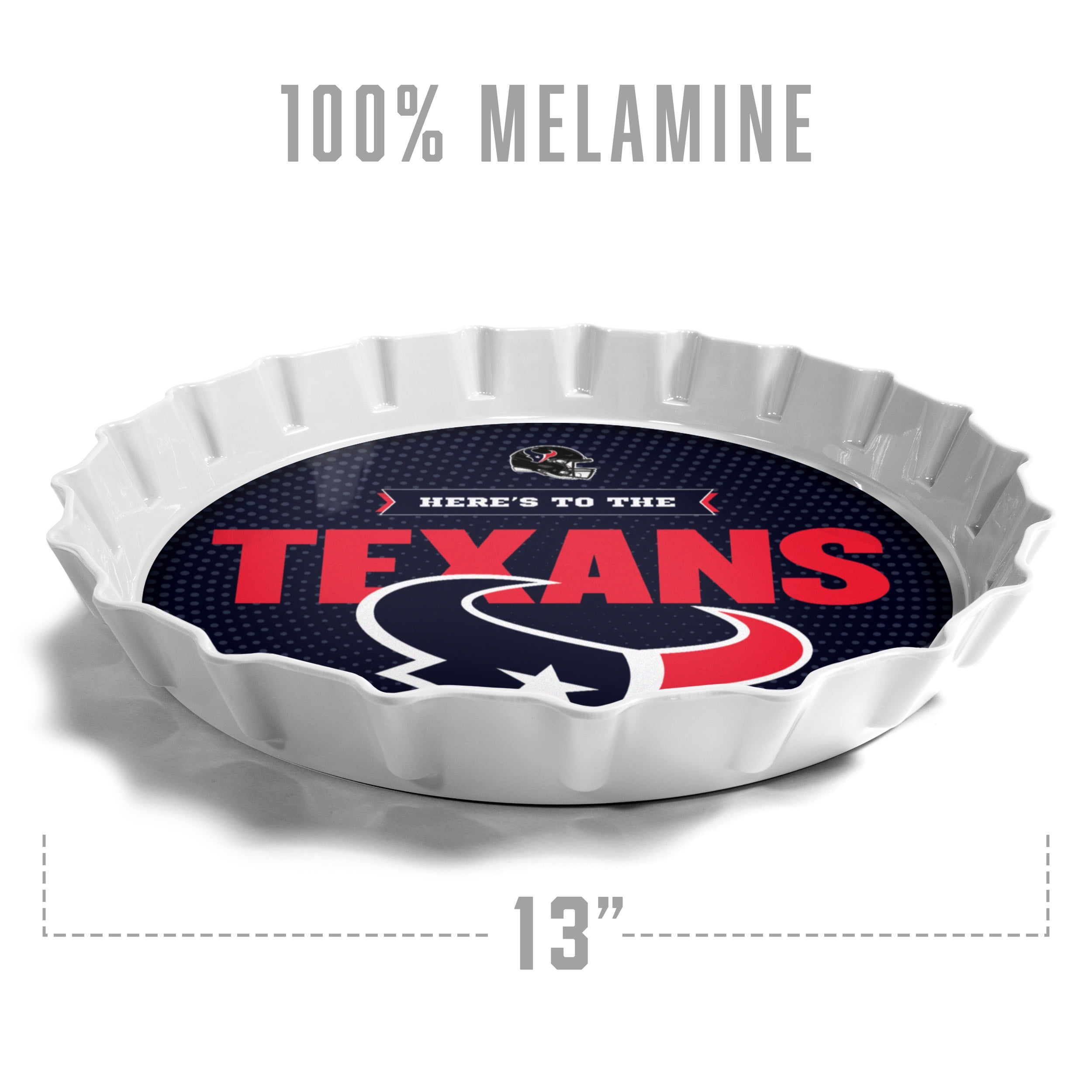 YouTheFan NFL Houston Texans Bottle Cap Serving Tray