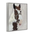 thumbnail image 2 of Stupell Industries Rustic Lodge Henry Horse Funny Tongue Gray Framed Giclee Art, 24 x 30, by Ashley Justice, 2 of 8
