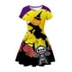 thumbnail image 1 of 2022 nuevo vestido para niñas Halloween bruja calabaza dibujos animados impresión 3D vestidos casuales ropa para niños verano princesa carnaval fiesta disfraz 5-6T (Tag130) Gao Jinjia LED, 1 of 2