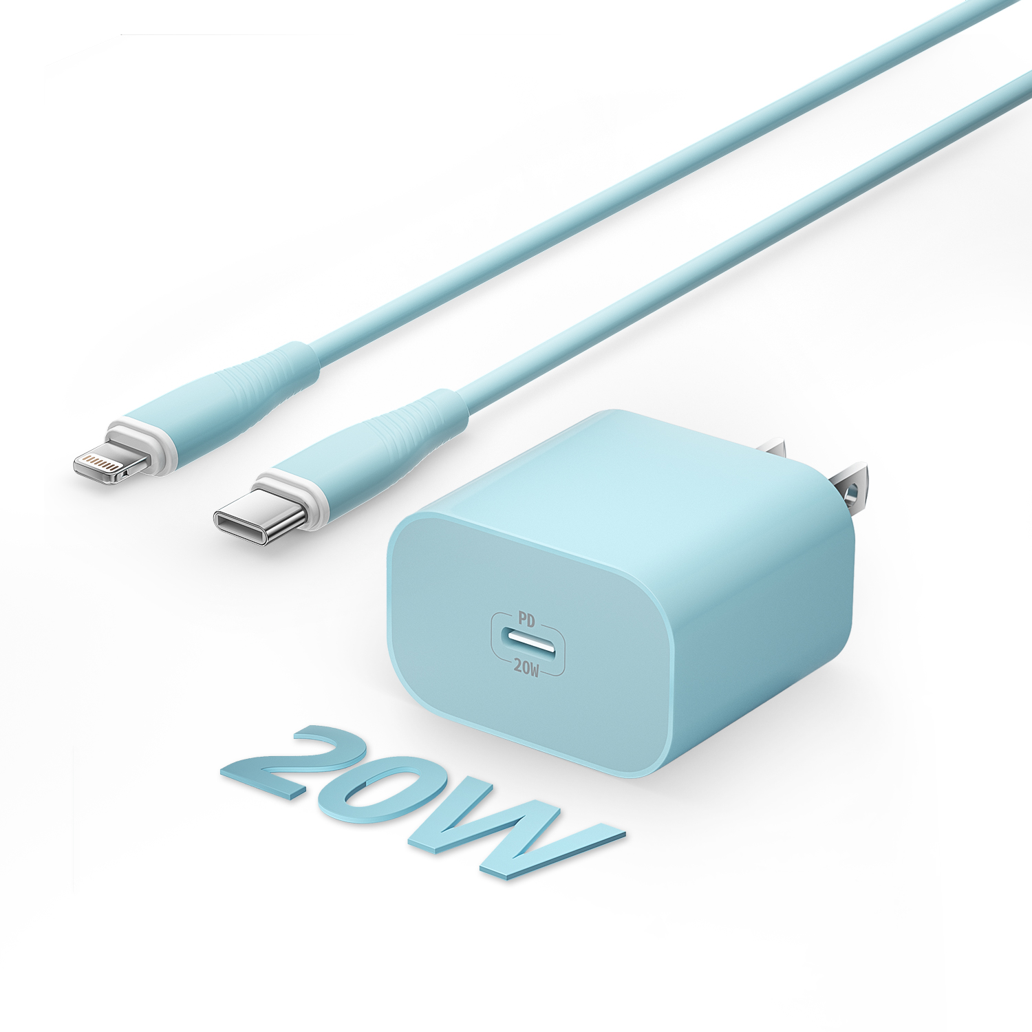 Simtlad 20W USB-C iPhone Fast Charger with 6 ft Cable photo 1