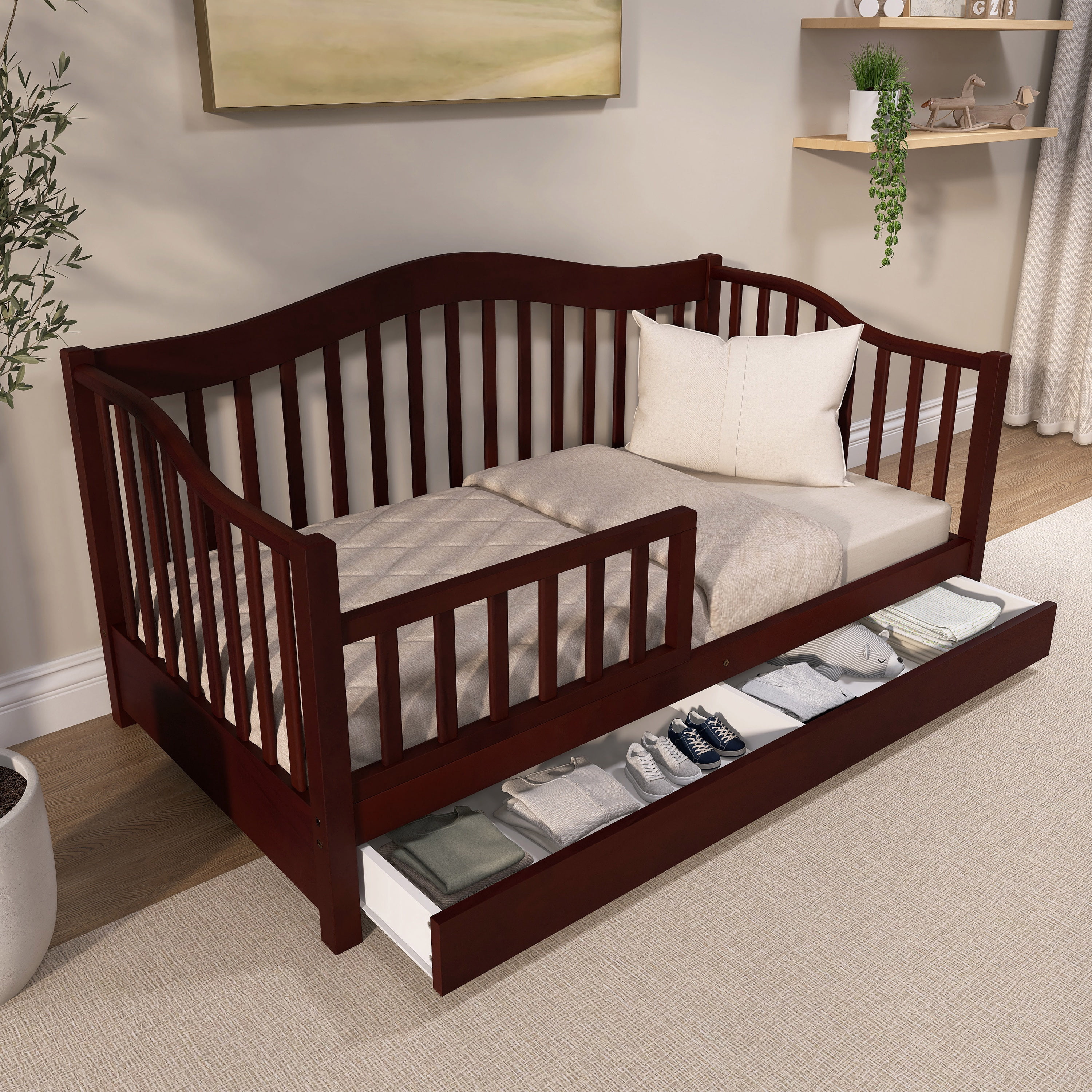 Dream on Me Toddler Day Bed, Cherry