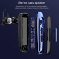 thumbnail image 2 of Yunir Bluetooth Business Single Earbuds, Comfortable Wireless in Ear Earphone Single Ear Hanging Business Earbuds for Driving(Black Blue), 2 of 15