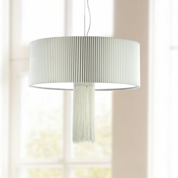 Safavieh Schroom 3 Light 24 In. Dia. Adjustable Pendant, Chrome