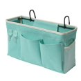 thumbnail image 1 of POINTERTECK Bedside Storage Bag Hanging Organizer for Bunk and Hospital Beds Dorm Rooms Bed Rails Can be Placed Glasses Books, 1 of 6