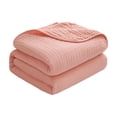 thumbnail image 5 of 6 Layer Muslin Cotton Summer Throw Blanket 120x150cm, Lightweight Breathable Nap Blanket for Kids Adults Bed Couch Travel, 5 of 6