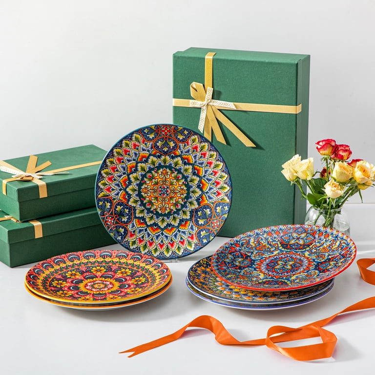 Vancasso Lumi 10.5" Bohemian Dinner Plates Set of 6 photo 8