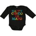 thumbnail image 3 of Inktastic Happy Cinco De Mayo Boys or Girls Long Sleeve Baby Bodysuit, 3 of 5
