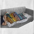 thumbnail image 6 of Hawaii Soft Flannel Fleece Throw Blanket, Abstract Ocean Waves on Beach Sunset Background Summer Surfing Theme Coastal Art, Cozy Plush for Indoor and Outdoor Use, 70" x 90", Multicolor, by Ambesonne, 6 of 6