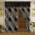 thumbnail image 2 of Grand Linen Brown/Black/White Comforter Set Animal Print Microfur Bed in A Bag Queen Size Bedding, 2 of 2