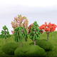 thumbnail image 2 of Simulación de micropaisaje Árbol de cerezo en flor Una variedad de adornos florales de plástico creativos opcionales Modelo de casa Villa Flores y plantas, 2 of 5