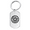 Silver, variant on Stainless Steel Pentacle Keychain Triquetra Knot Yin Yang Cross Om Symbol Pentagram Keyring Pendant Tag Religious Amulet Gifts for Men Women, Silver