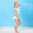 thumbnail image 3 of Maillot de Bain d'Été Deux Pièces pour Petite Fille, Bikini de Jeu de Rôle, Tankini pour Tout-Petit, Rouge, 3 à 10 Ans, 3 of 6