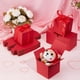 thumbnail image 5 of 30 cajas de regalo pequeñas, cajas de regalo rojas de 8 cm de lado, cajas de cartón kraft plegables, pequeñas cajas de cartón para joyas con tapa., 5 of 6