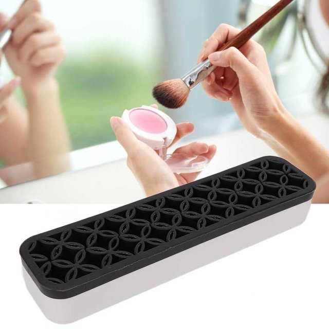72 Small Slots Lipstick Storage, Nail Pen Stand Rack, Detachable Design Make Up For Makeups Black